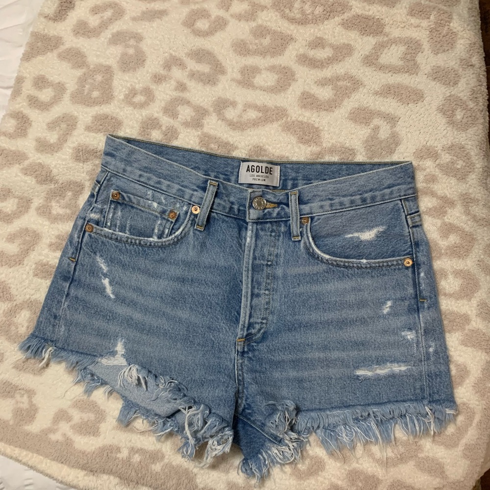 Agolde Parker Denim Shorts size 25